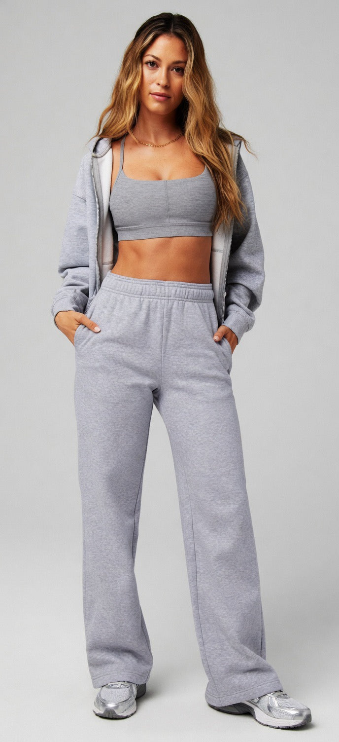 Womens Cozy Fleece Full Zip Hoodie