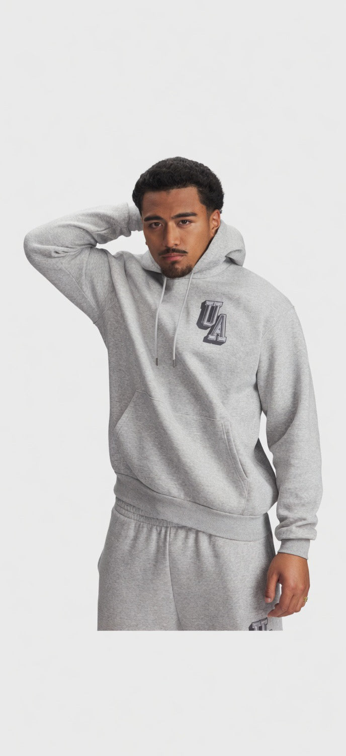 Grey UA Hoodie Set